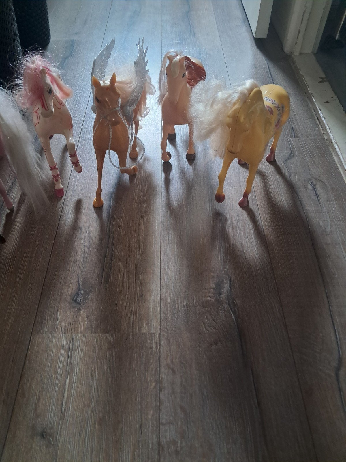 6 paarden, Ophalen