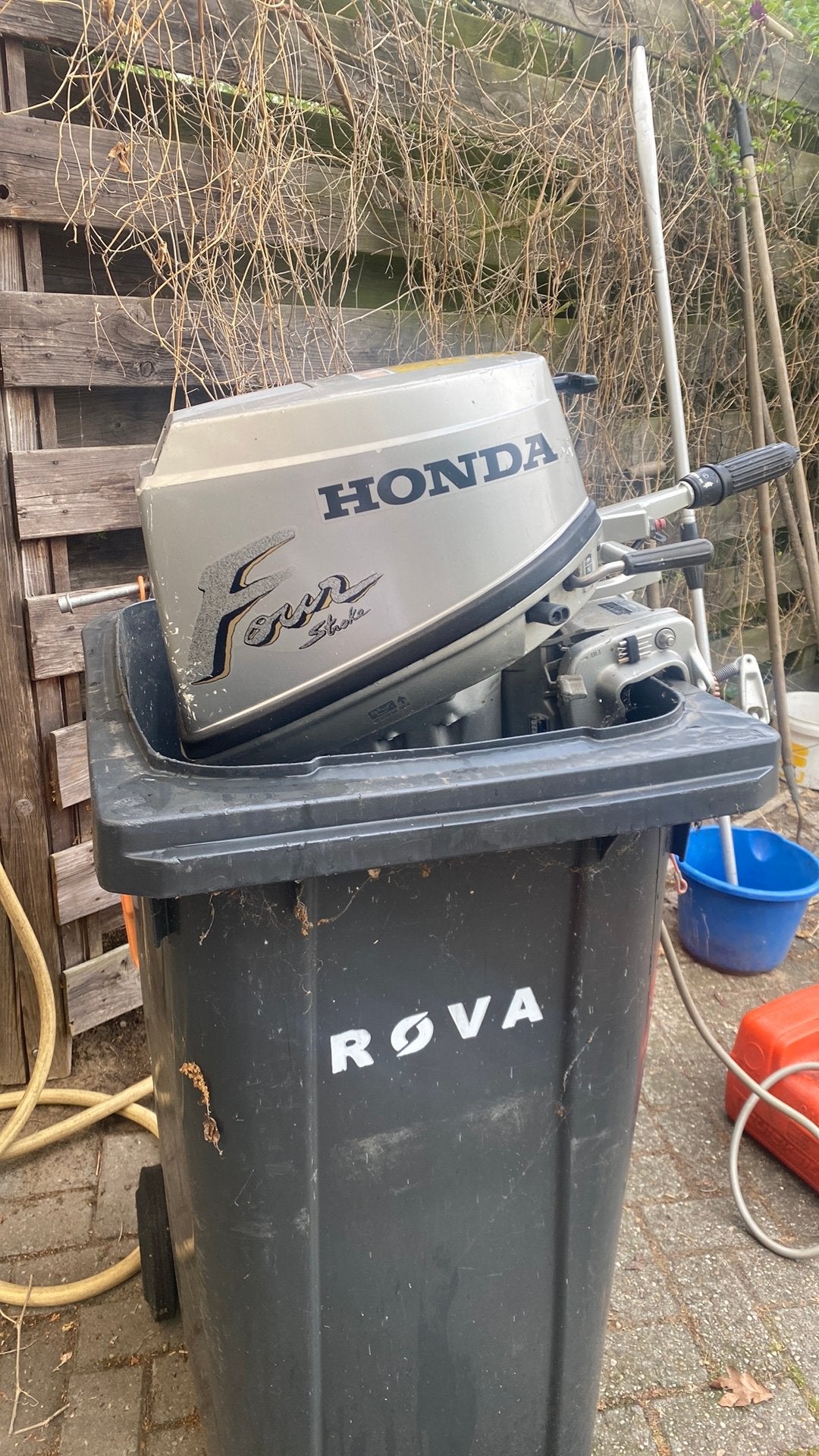 Honda bf 8 langstaart, Ophalen of Verzenden, Zo goed als nieuw, Benzine