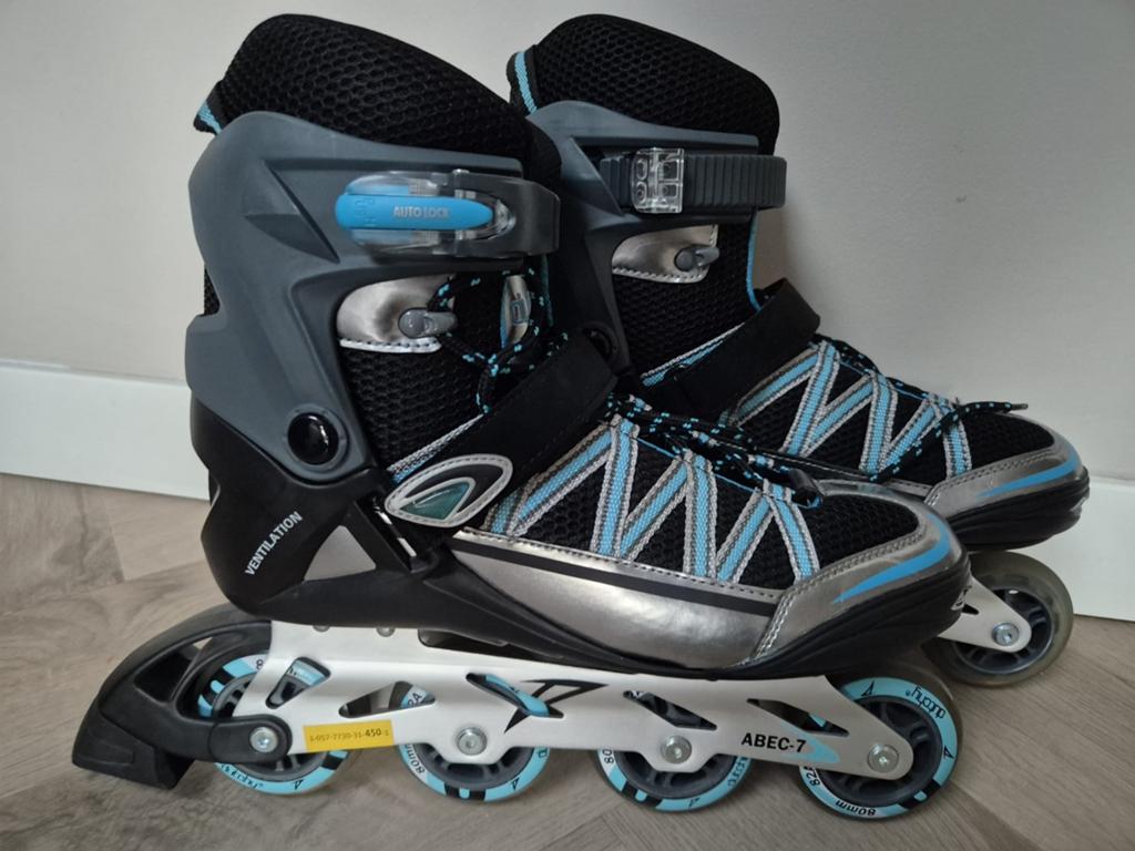 Zo goed als nieuwe skeelers skates maat 45, Ophalen of Verzenden, Zo goed als nieuw