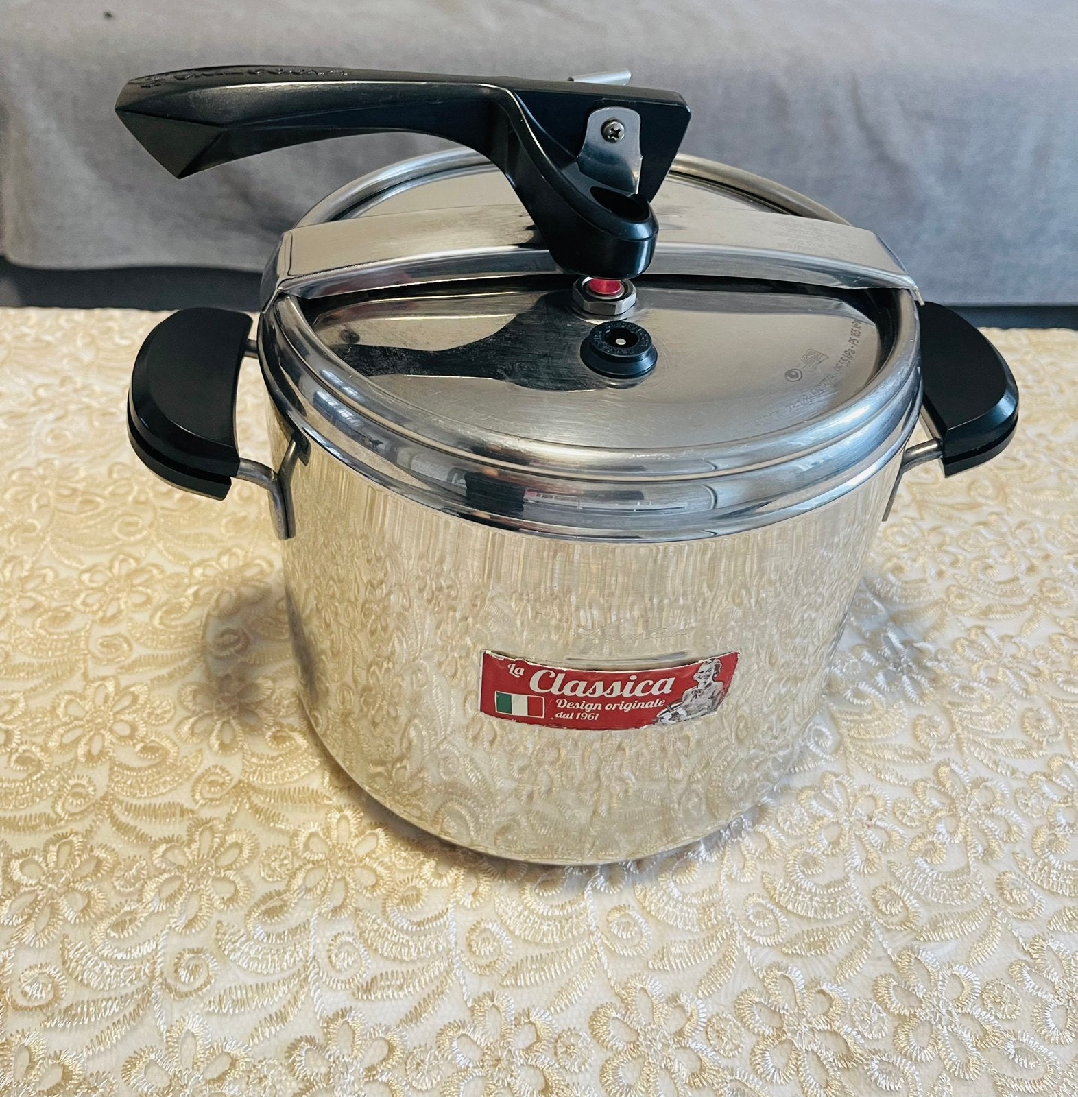 La Gostina snelkookpan (7 liter) – Made in Italy, Ophalen, Zo goed als nieuw, Gietijzer