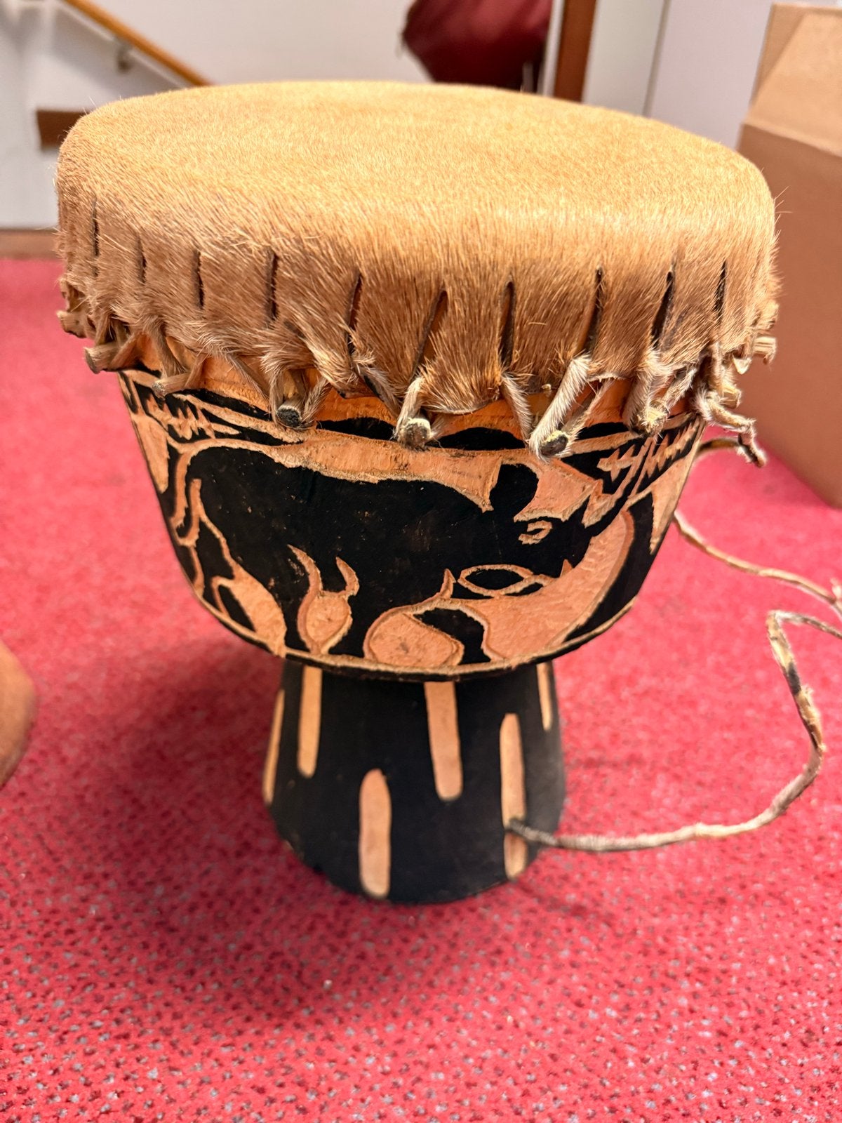 3 kleine djembe's - Afrikaanse percussie instrumenten, Muziek en Instrumenten, Ophalen, Gebruikt, Trommel