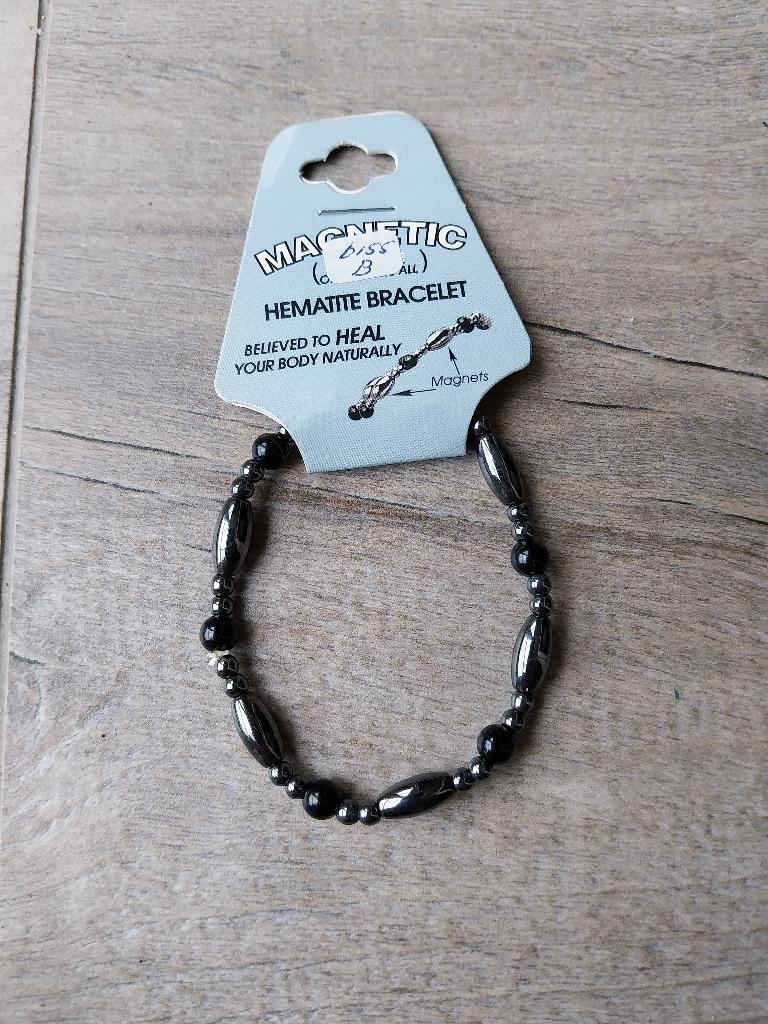Magnetic magnetische armband antraciet grijs zwart NIEUW, Overige materialen, Overige kleuren, Nieuw, Ophalen of Verzenden