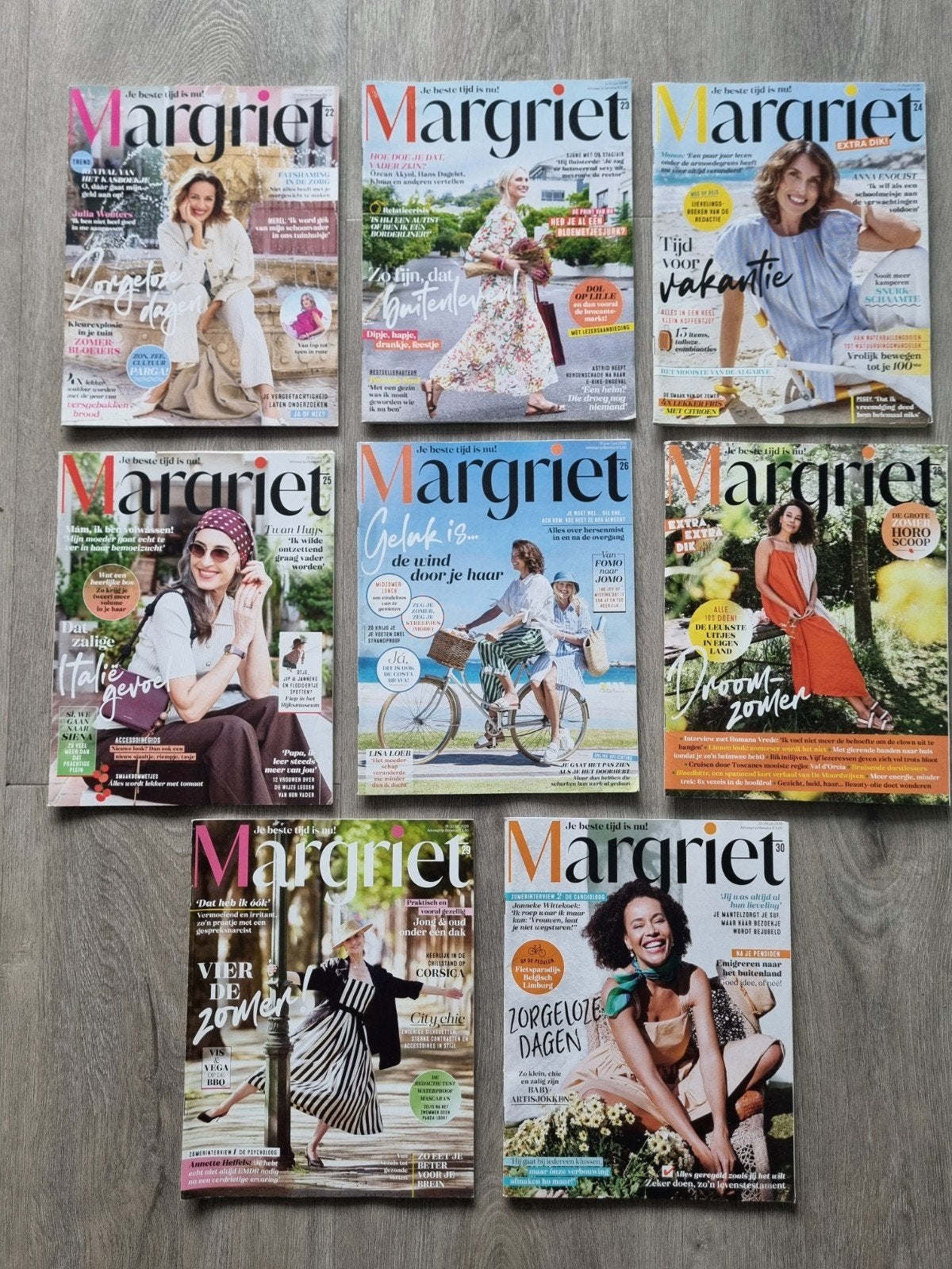 Margriet tijdschriften juni en juli 2026 totaal 8 stuks, Ophalen of Verzenden, Gelezen, Damesbladen