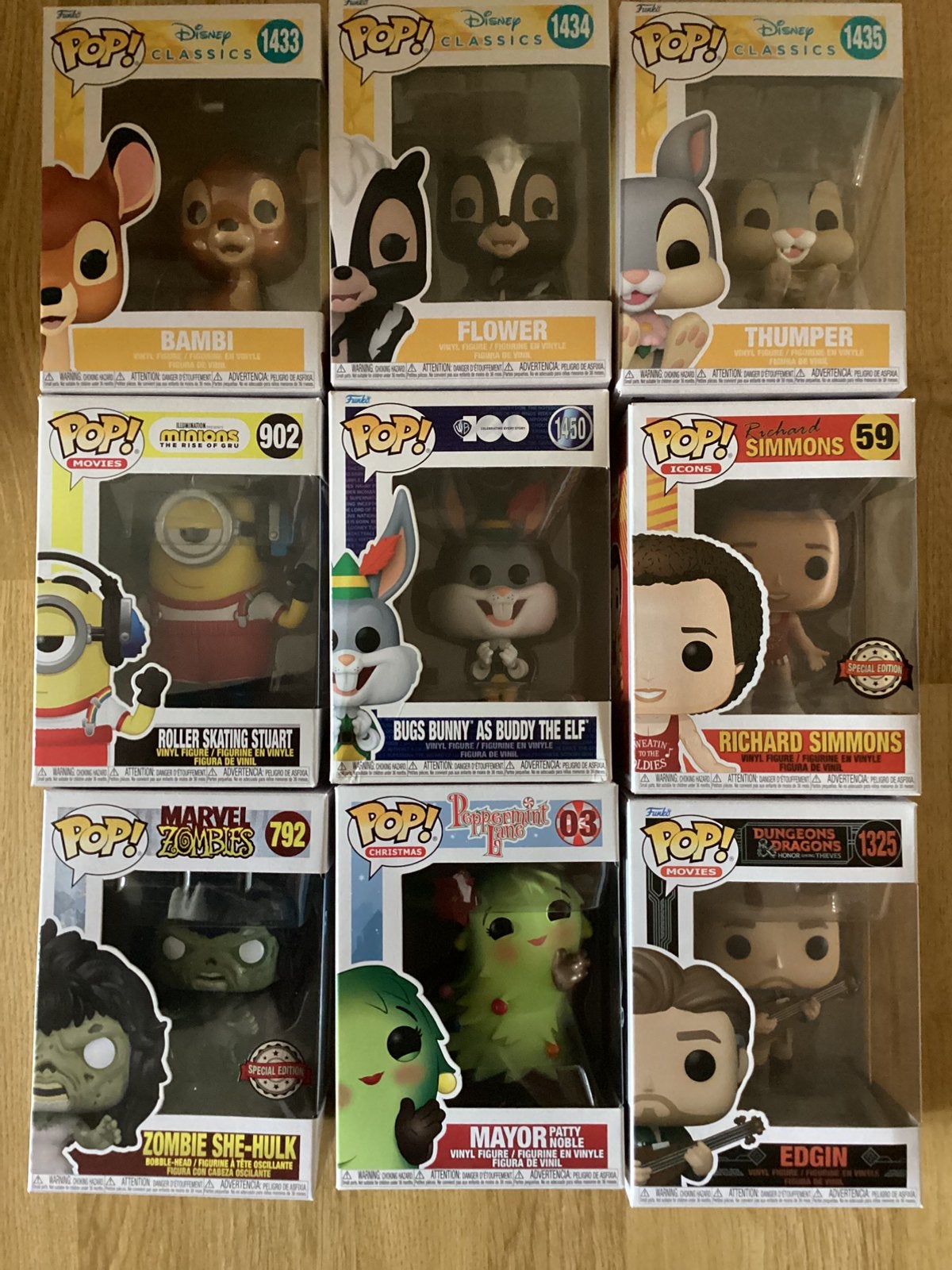 9 Funko Pops, Verzenden, Zo goed als nieuw