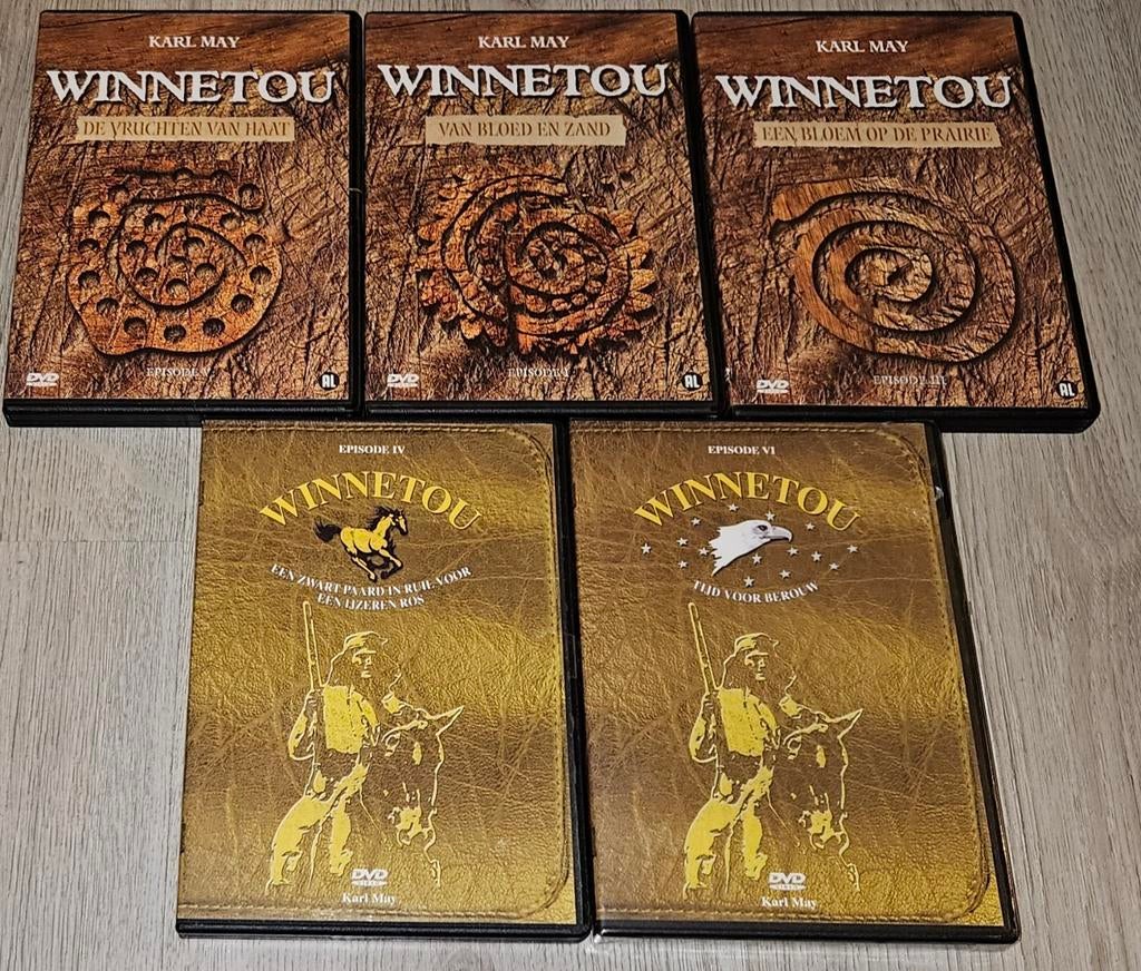 Winnetou DVD set - 5 films op 5 DVDs, Ophalen of Verzenden
