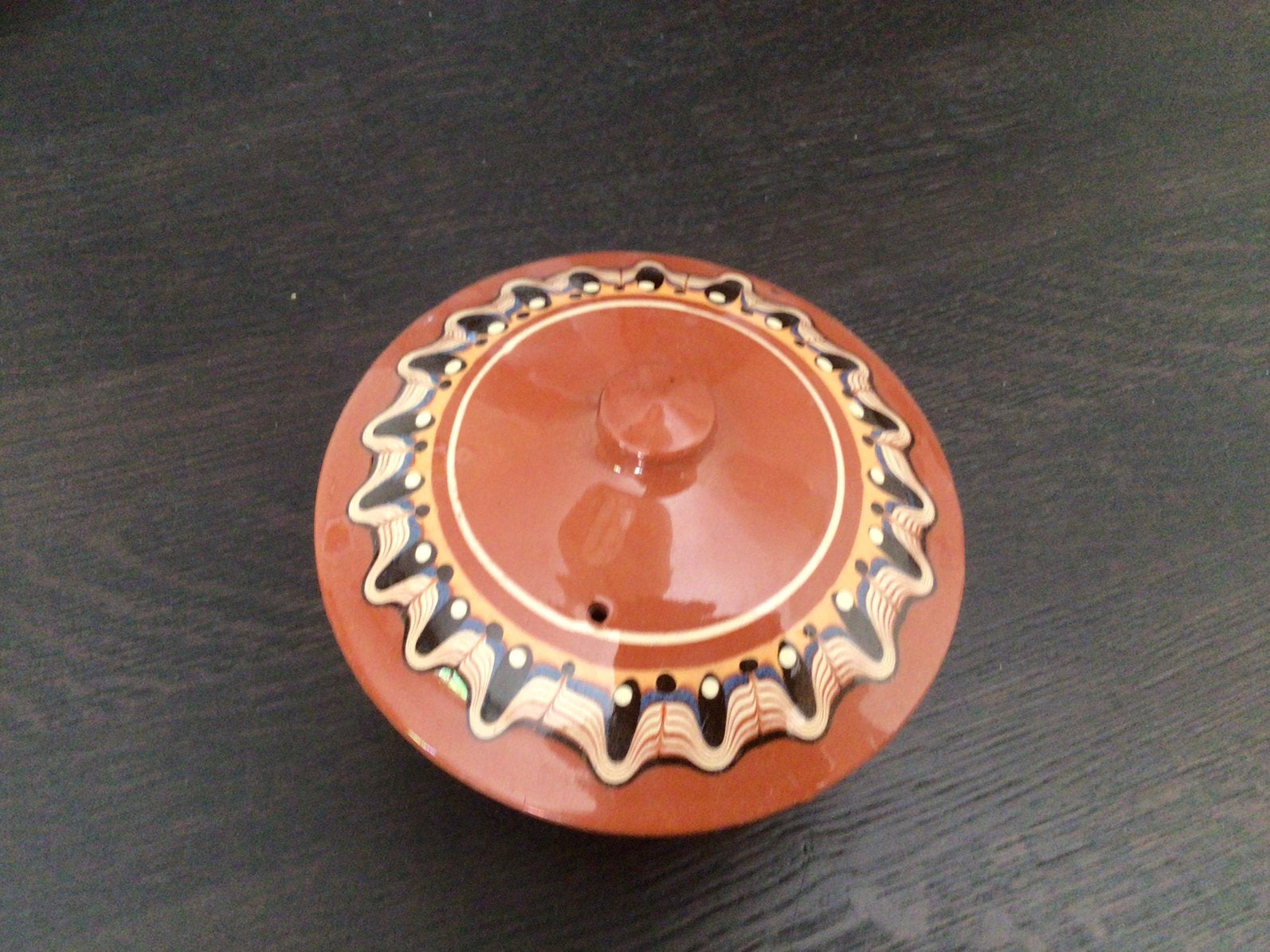Vintage bulgaars kommetje met deksel, Verzenden