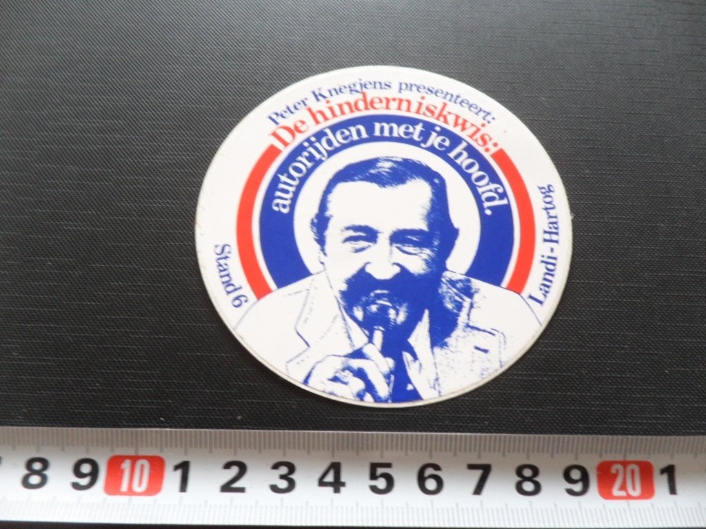 sticker Peter Knegjens LPG Landi - Hartog De Hinderniskwis, Ophalen of Verzenden, Zo goed als nieuw