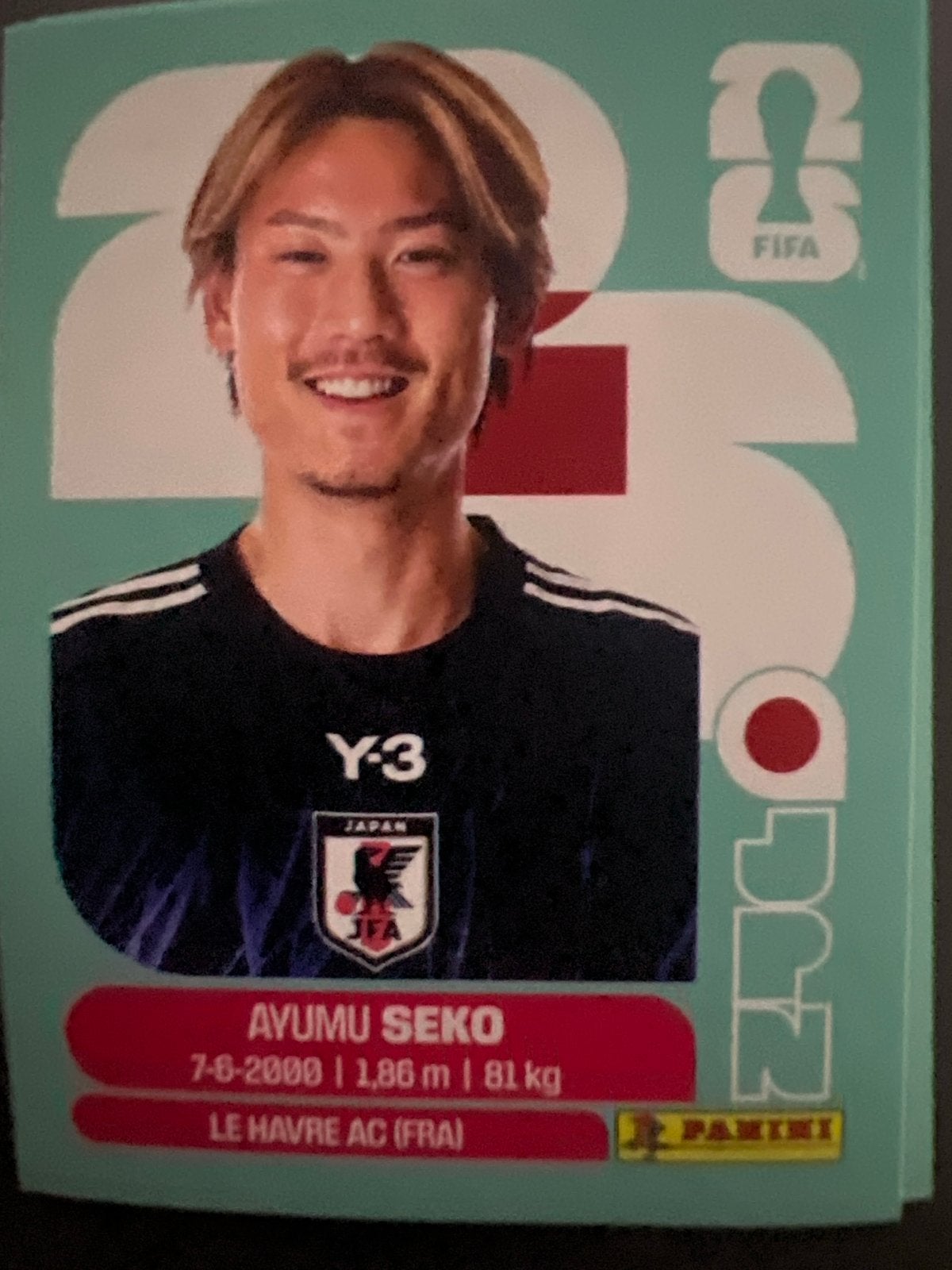 Ayumu Seko Spelerskaart - FIFA wk 2026, Verzenden, Nieuw, Buitenlandse clubs, Spelerskaart