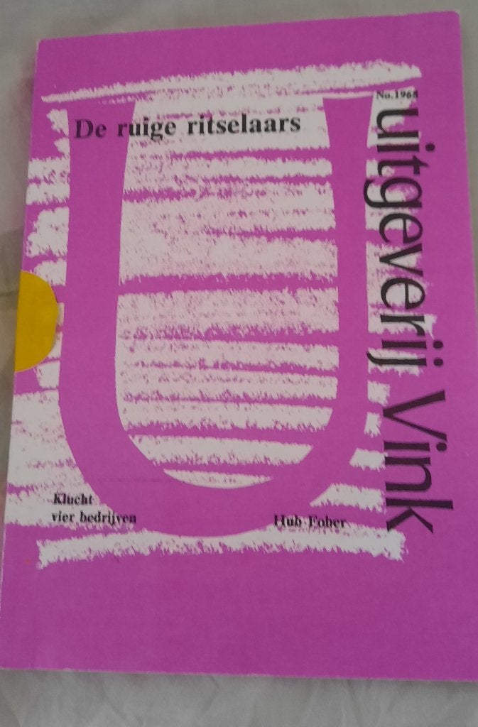 boek toneelstuk met rolverdeling de ruige ritselaars, Gelezen, Ophalen of Verzenden, Toneel, H fober