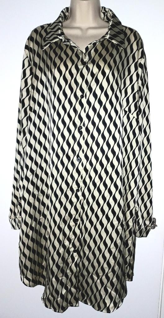 Shein Curve jurk maat 4XL (50/52), Ophalen of Verzenden, Zo goed als nieuw, Zwart, Jurk