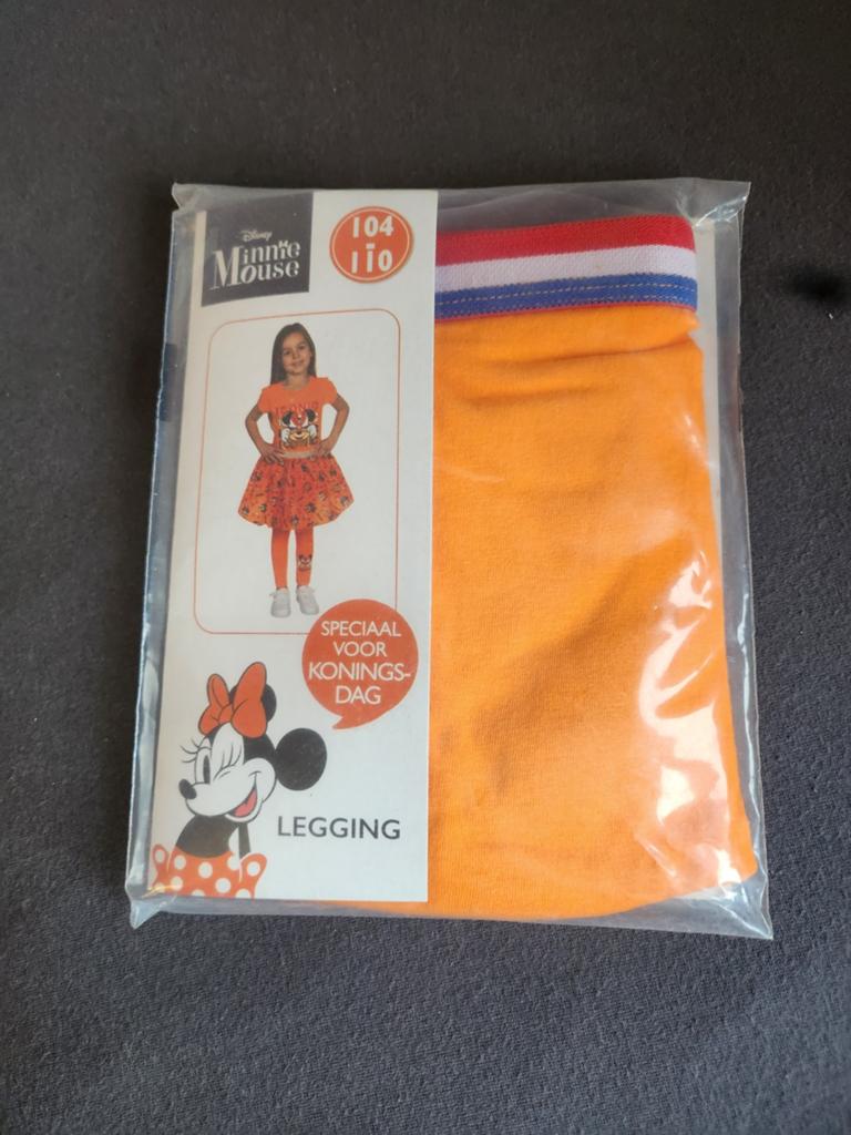 Disney oranje legging Minnie Mouse 104-110 NIEUW *, Kinderen en Baby's, Kinderkleding | Maat 104, Meisje, Nieuw, Ophalen of Verzenden