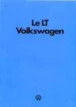 Volkswagen VW LT originele brochure/auto folder '79 '80 '90, Ophalen of Verzenden, Zo goed als nieuw, Volkswagen