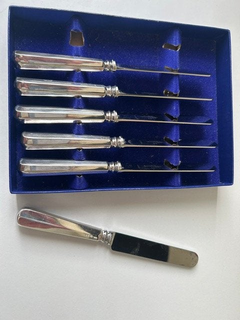 Verzilverde botermesjes, Ophalen of Verzenden
