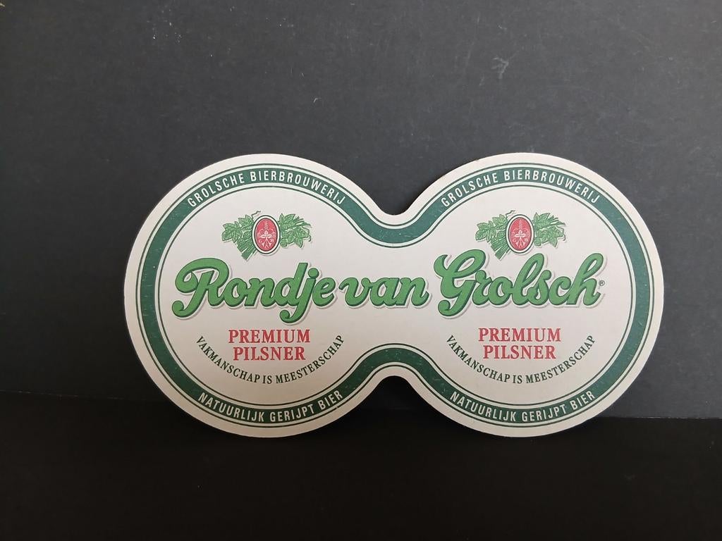 Grolsch dubbel, Ophalen of Verzenden, Button of Speldje