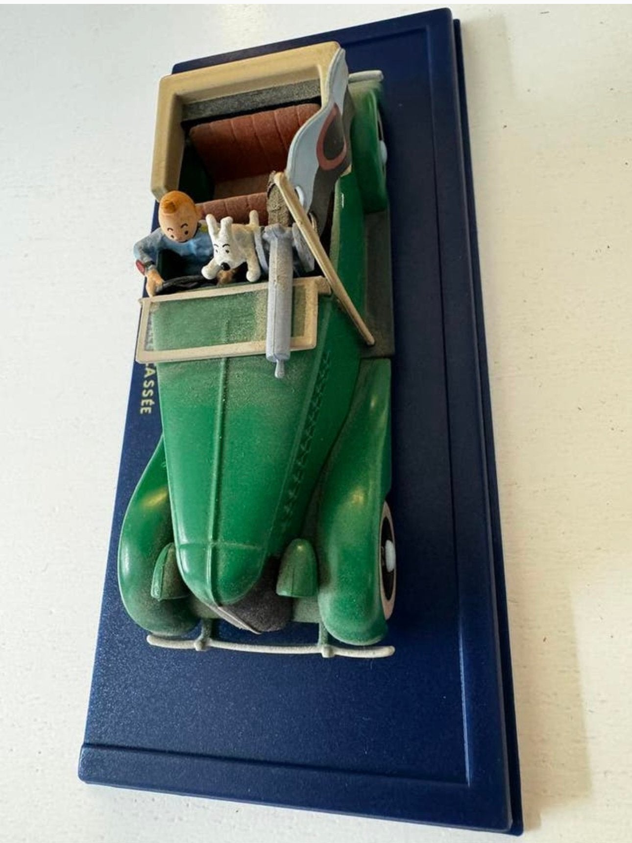 Kuifje auto 1:43, Ophalen of Verzenden, Kuifje, Zo goed als nieuw, Beeldje of Figuurtje
