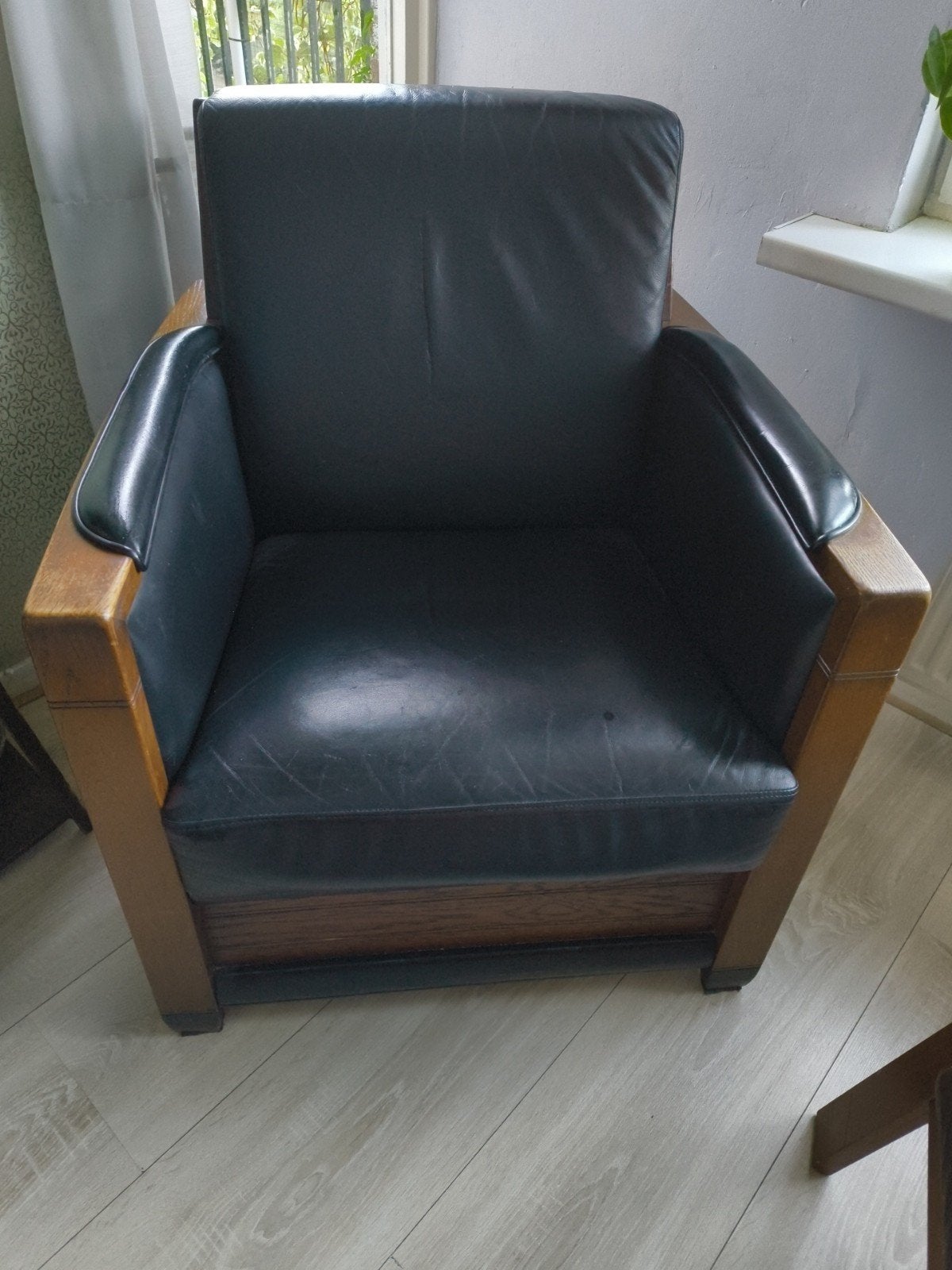 Art deco stoel schuitema, Ophalen, Gebruikt, Art deco, 75 tot 100 cm
