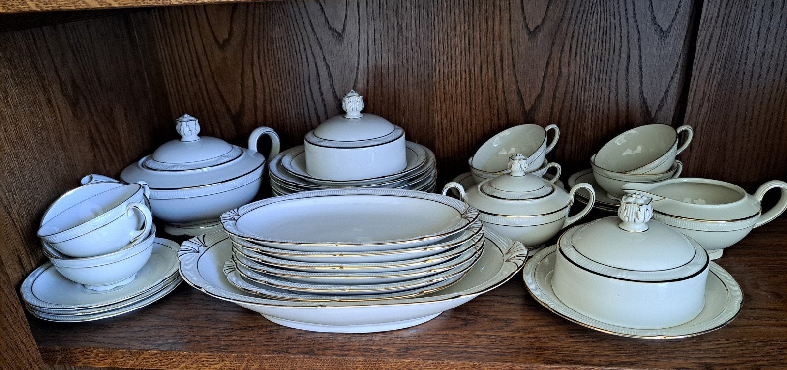 Antiek Ontbijt servies Zeh Scherzer US zone 1940-1950, Ophalen of Verzenden