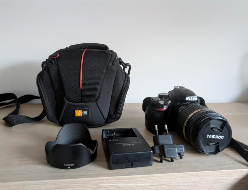 Nikon D3200 Spiegelreflexcamera met Tamron 18-270mm lens, Audio, Tv en Foto, Fotocamera's Digitaal, Ophalen of Verzenden, Nikon