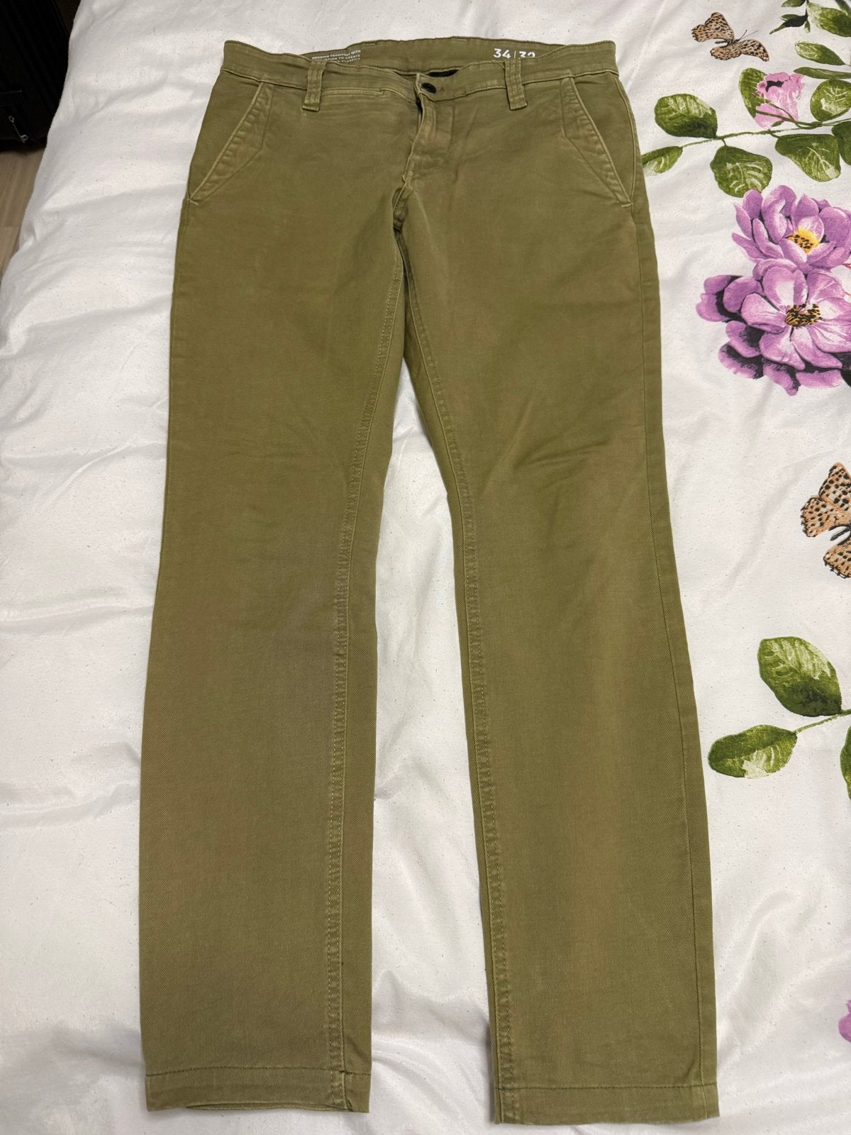 G-Star RAW Chino Broek Stretch Model Maat 34-32, Kleding | Heren, Broeken en Pantalons, Ophalen of Verzenden, Zo goed als nieuw