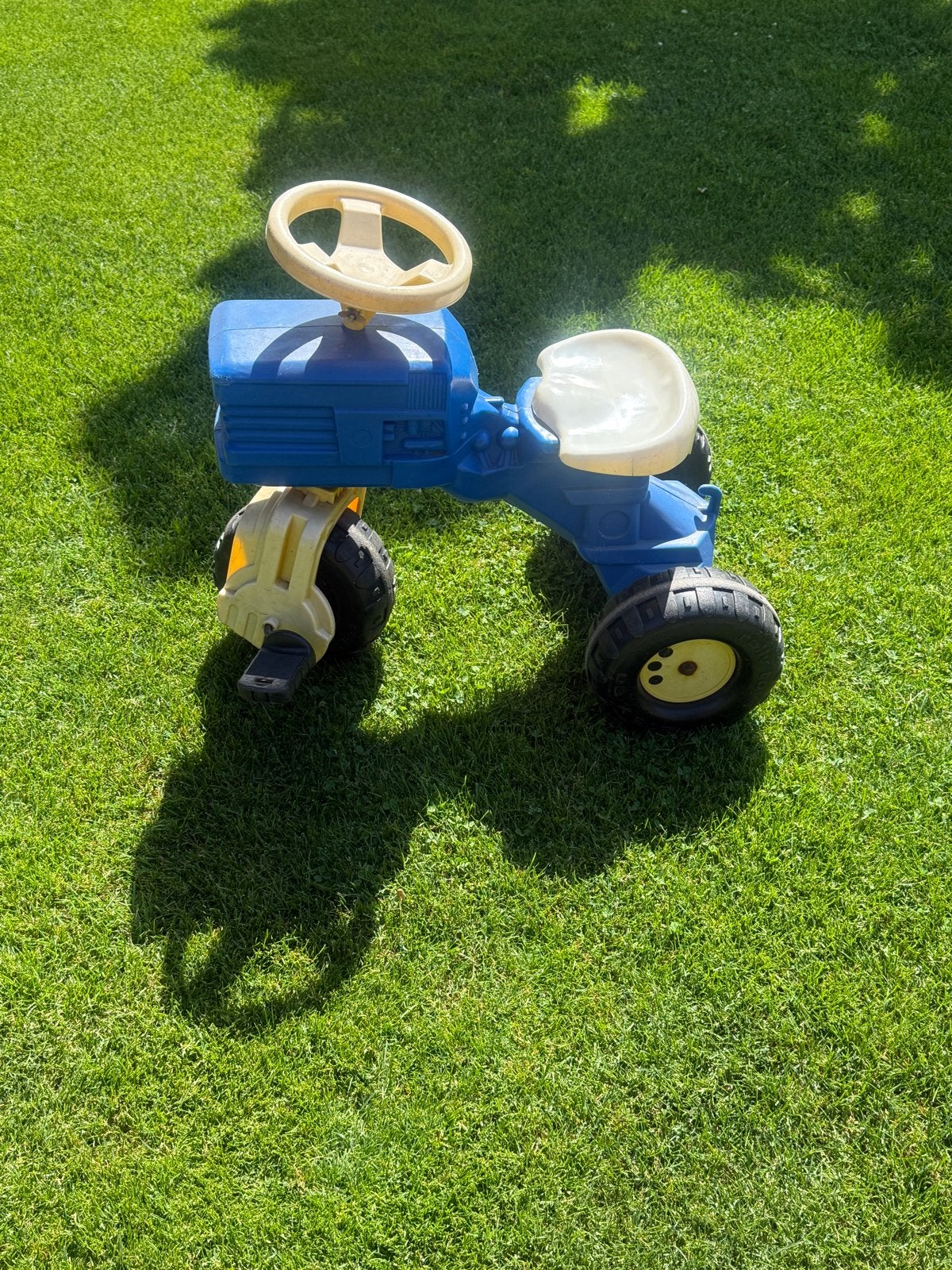Blauwe traptractor voor kinderen, Kinderen en Baby's, Ophalen, Gebruikt, Trapvoertuig