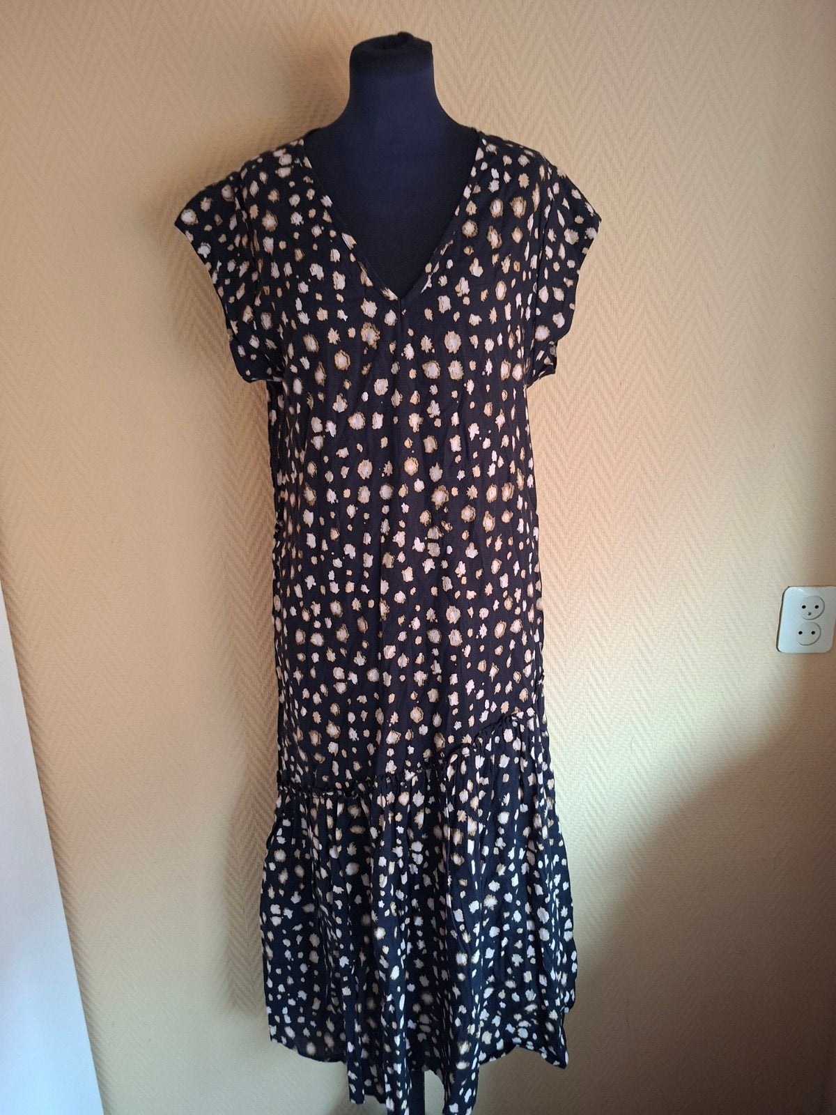 Prachtige Lange Zomerjurk van Ruby Tuesday - Maat 38, Kleding | Dames, Maat 38/40 (M), Ruby Tuesday, Zwart, Ophalen of Verzenden
