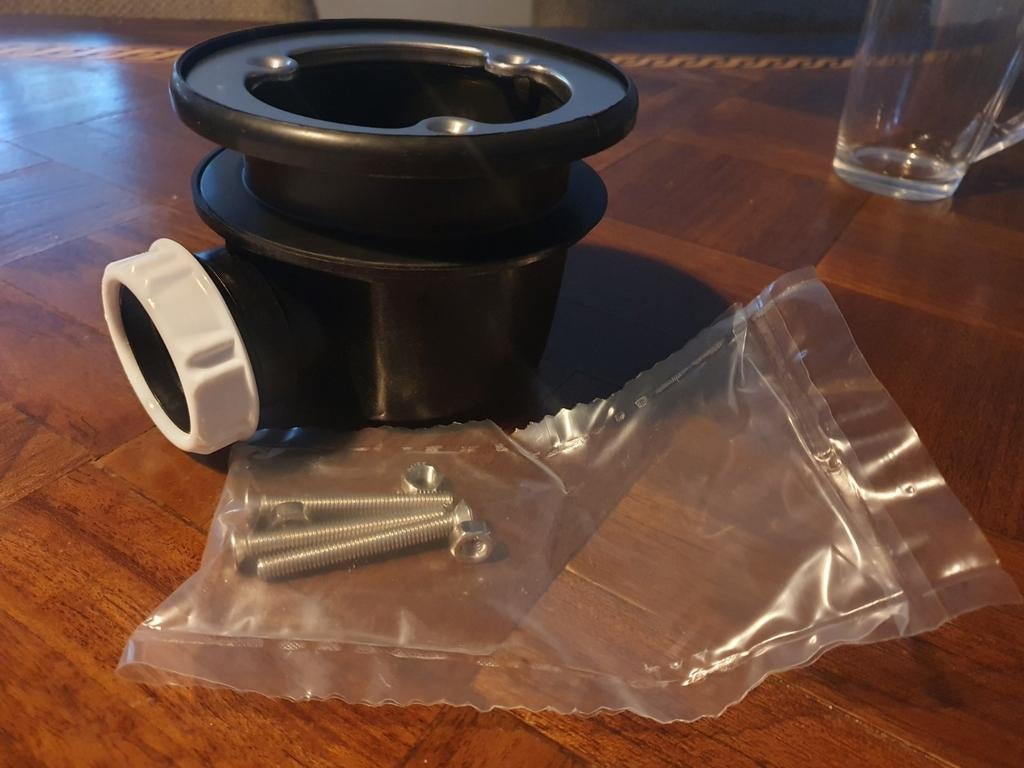 Lage douchebak sifon 90 mm, Ophalen of Verzenden, Nieuw, Douche