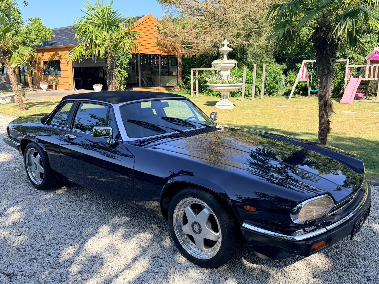 Jaguar XJS - C Targa 1986 V12 Geprijsd voor snelle verkoop, Auto's, Automaat, Blauw, Leder, Particulier