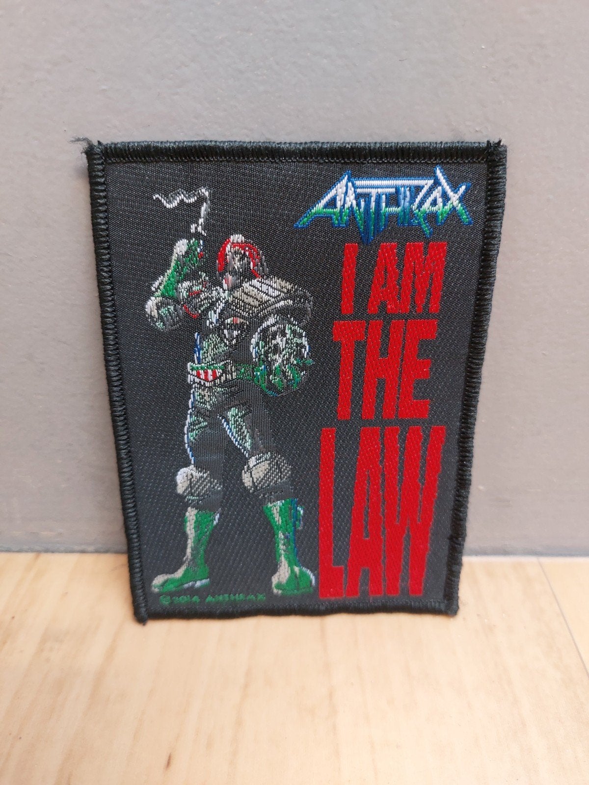 Anthrax (I Am The Law) Patch, Ophalen of Verzenden, Zo goed als nieuw