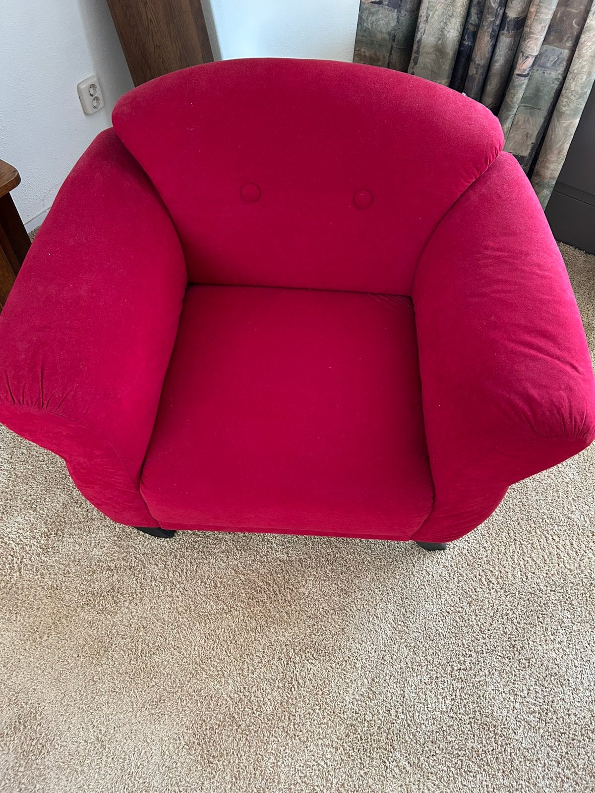 Comfortabele, schone fauteuil., Ophalen, 75 tot 100 cm, Zo goed als nieuw, 75 tot 100 cm