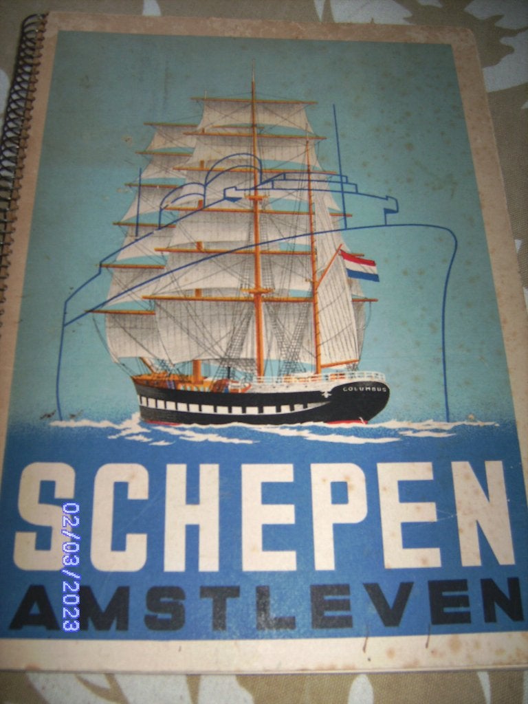 schepen boek 1939 Uitgave Amstleven Allerlei Scheepvaart oud, Verzamelen, Scheepvaart, Ophalen of Verzenden, Zo goed als nieuw