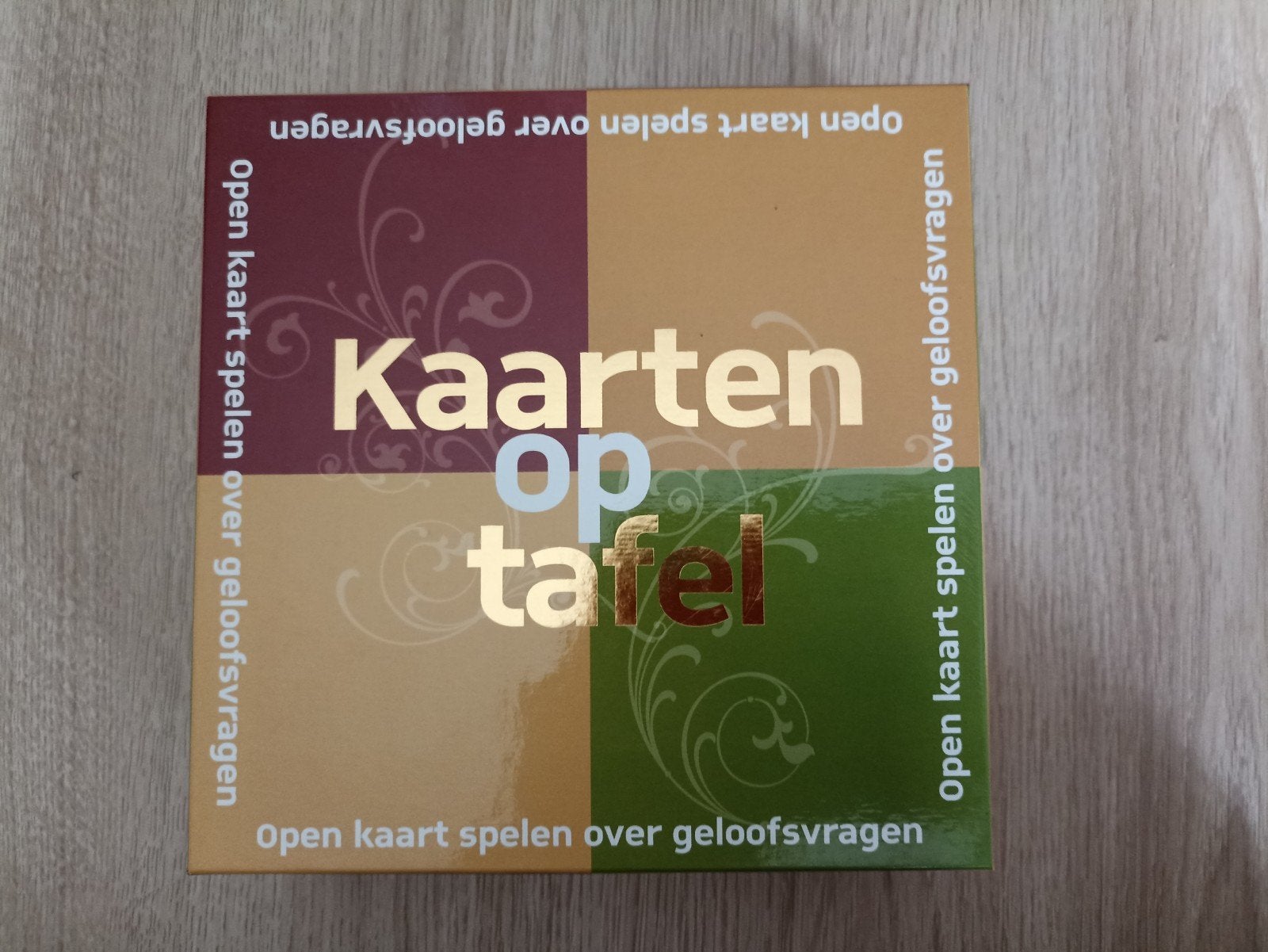 Kaarten op tafel, Ophalen of Verzenden, Zo goed als nieuw