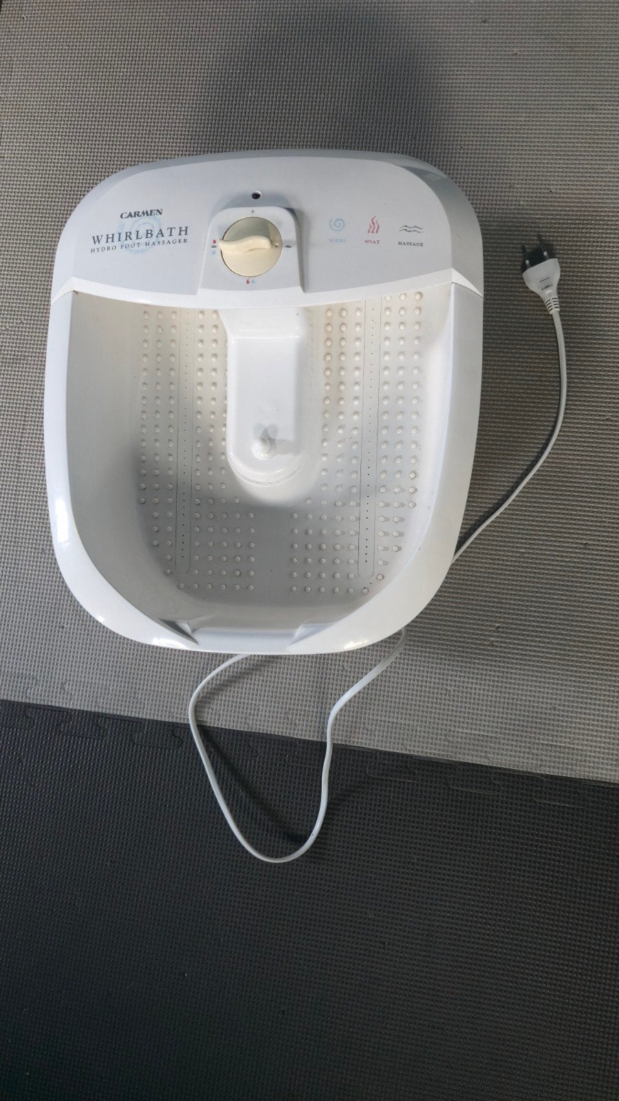Carmen Whirlbath Hydro Foot Massager Voetenbad, Ophalen of Verzenden, Gebruikt, Hand- en Voetverzorging