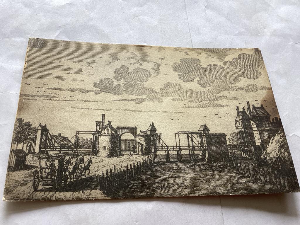 Oude Sieker Poort Nijmegen - Antieke Briefkaart Drukwerk, Ophalen of Verzenden, Voor 1920, Gelopen, Gelderland
