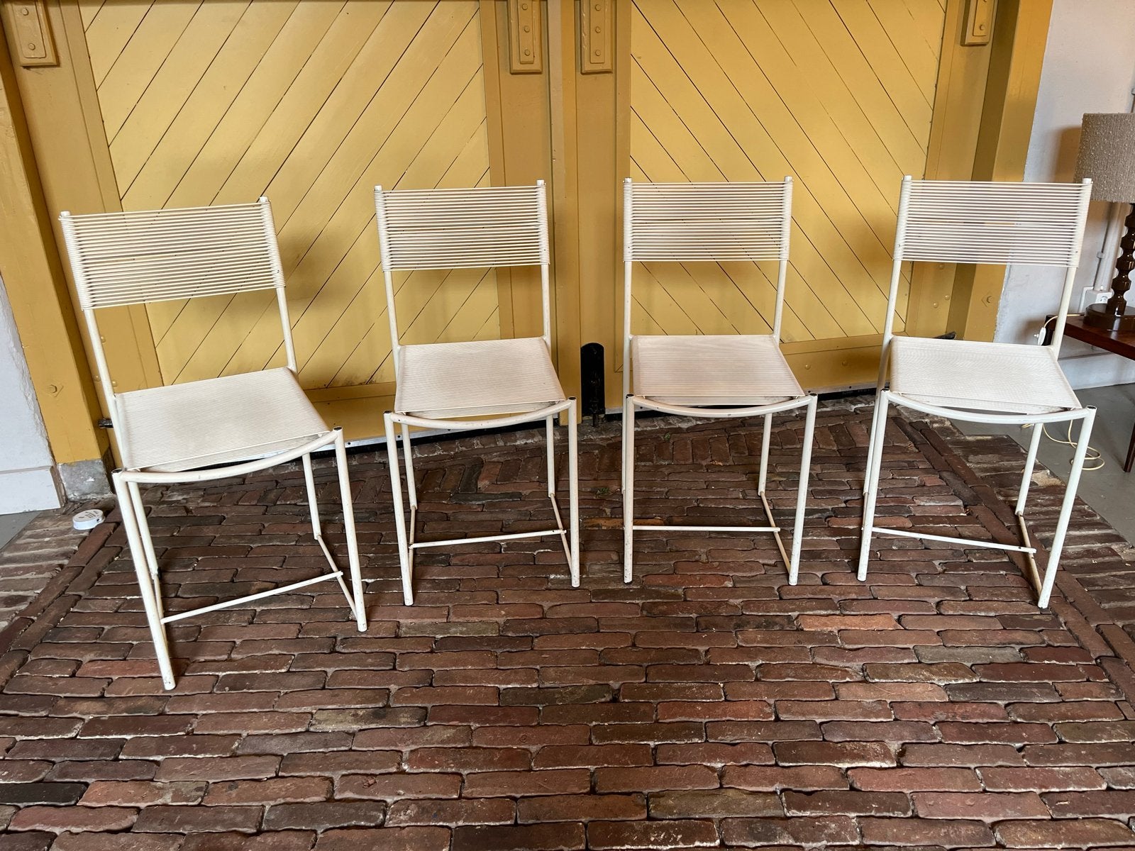 Set van 4 Alias Spaghetti stoelen, Giandomenico Belotti, Ophalen