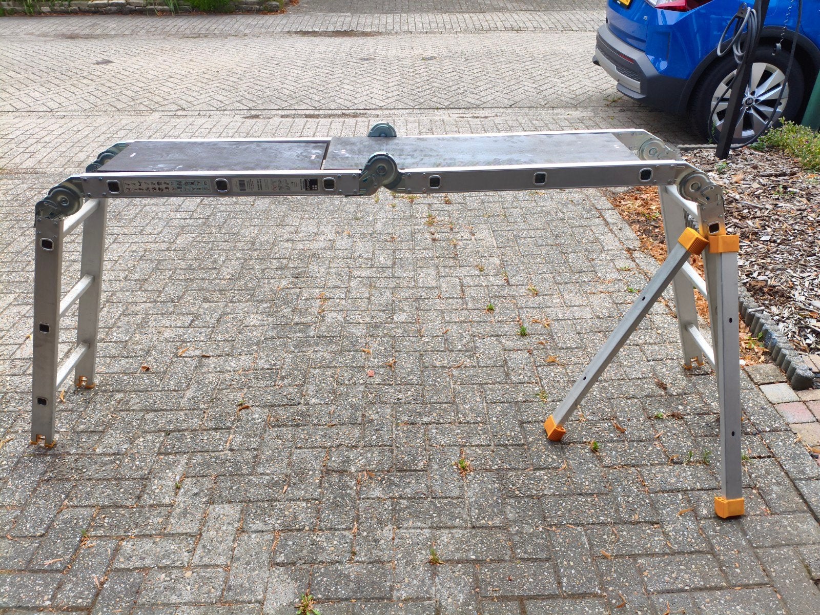 Sencys Vouwladder 4x3 sporten - Multifunctioneel, Ophalen, Gebruikt, Opvouwbaar of Inschuifbaar, 2 tot 4 meter