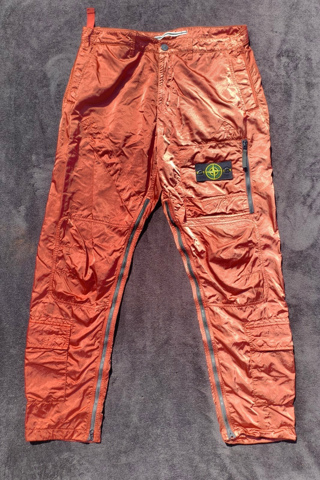 Stone Island Cargo Broek - Oranje/Rood - Maat W34, Maat 48/50 (M), Oranje, Ophalen of Verzenden, Stone Island