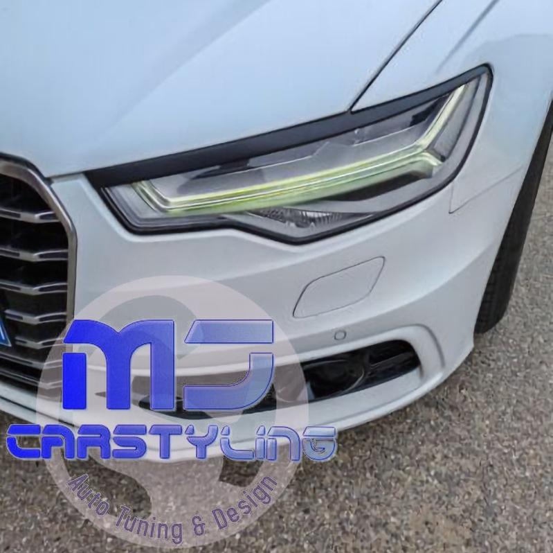 Audi A6 C7 - Koplampspoilers, Ophalen of Verzenden, MJ-Carstyling, Info@mj-carstyling.net, Sibeliusstraat 81 5011JH Tilburg