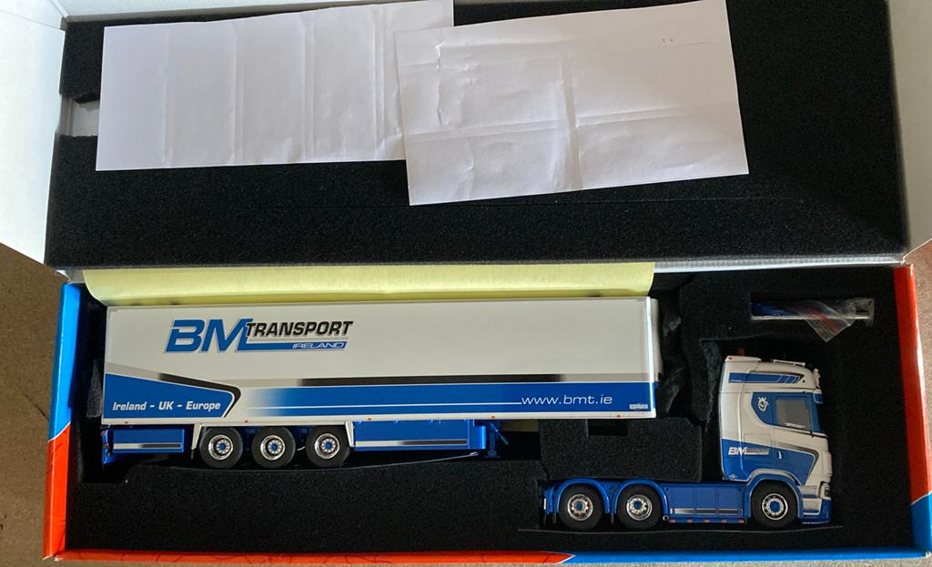 Tekno Scania BM transport, Ophalen of Verzenden, Nieuw, Bus of Vrachtwagen, Tekno
