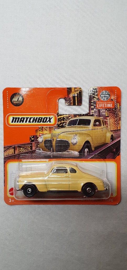 Matchbox 1941 Plymouth coupe, Ophalen of Verzenden, Nieuw, Auto