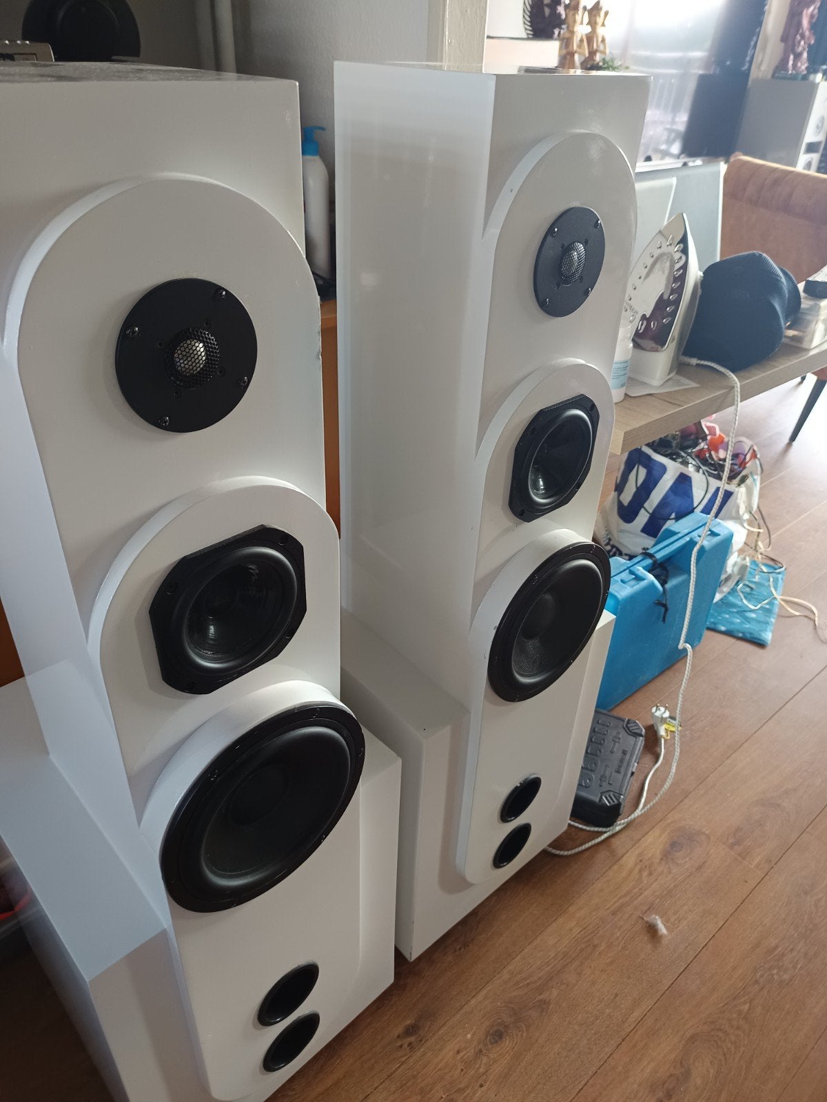 visaton cassablanca MK IV, Stereo speakers, Basreflex, 120 tot 150 watt, Zo goed als nieuw
