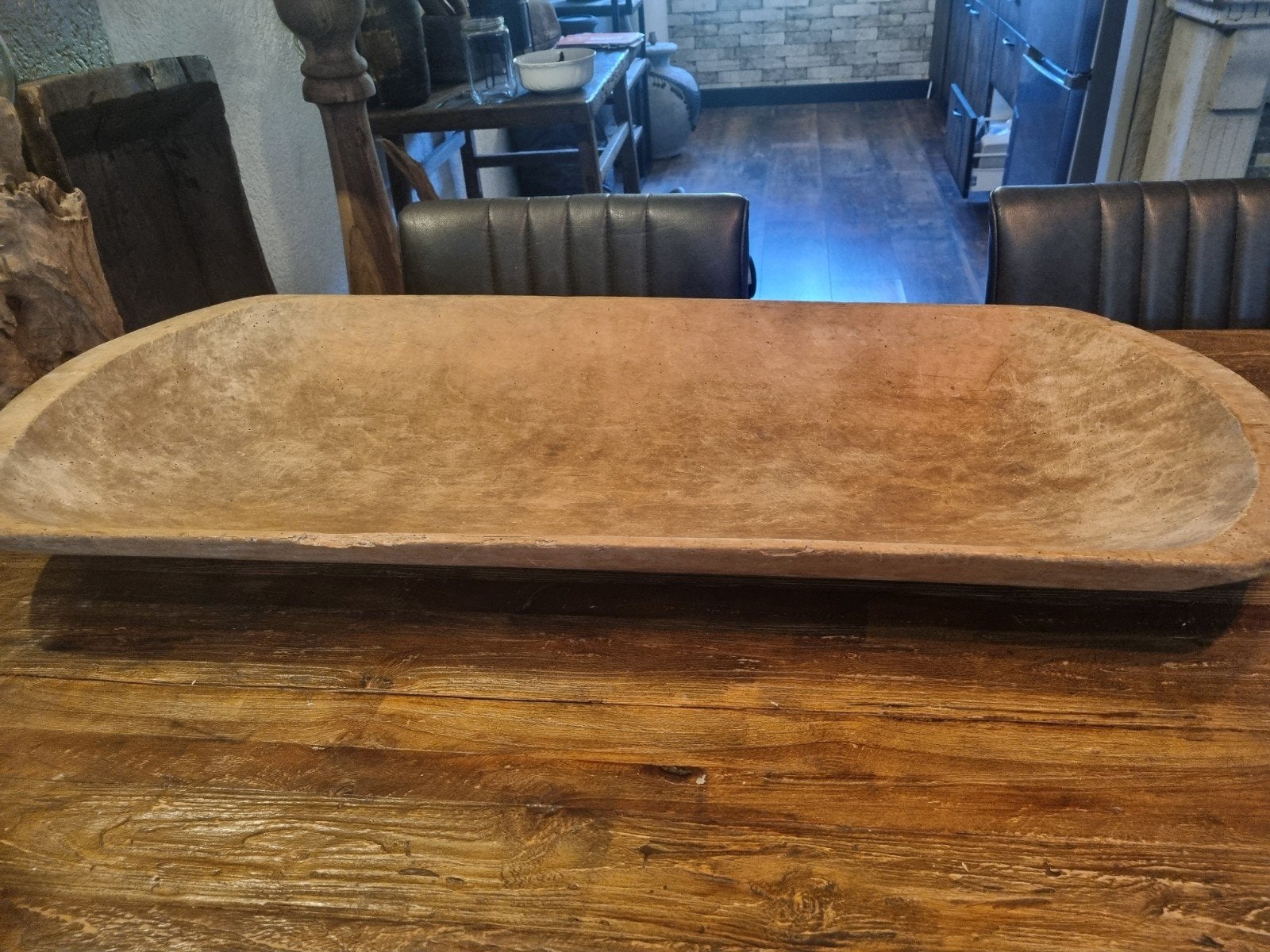 Oude houten trog - Decoratief met karakter, Ophalen, Gebruikt, Hout