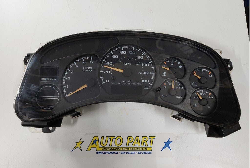Chevrolet Avalanche dashboard klok 2002, Gebruikt, Info@gm.com, Chevrolet, Ophalen of Verzenden