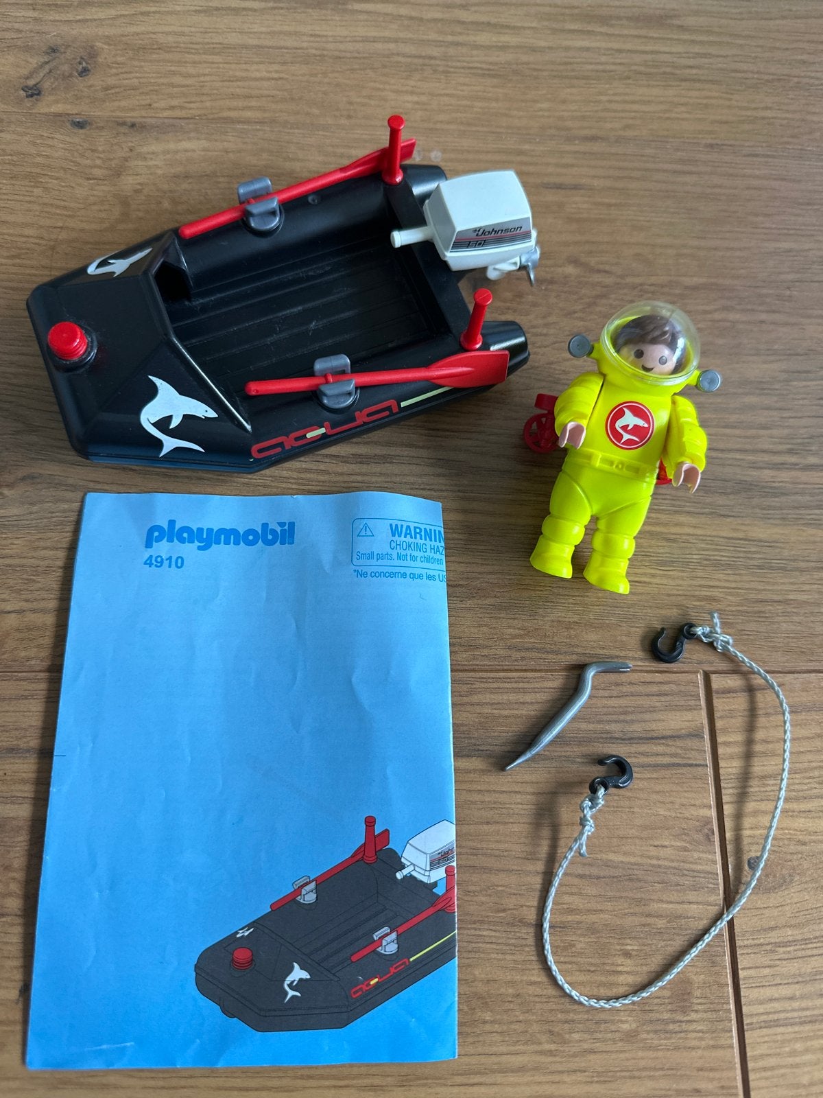Playmobil 4910 Duikboot met Duiker en Accessoires, Ophalen of Verzenden, Gebruikt