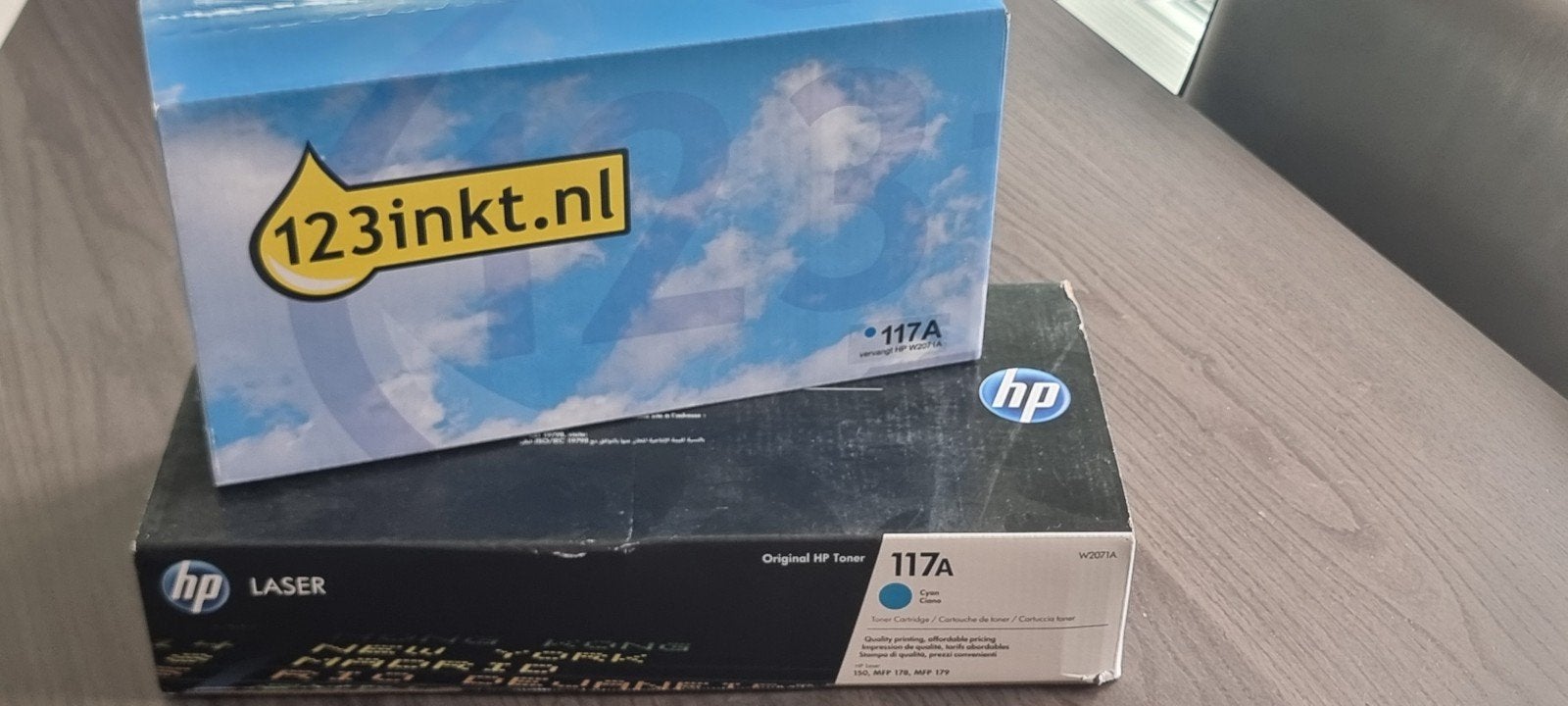 123 inkt HP 117A Laser Toner Cartridge Cyaan, Ophalen of Verzenden, Laserprinter, Printer, 123inkt