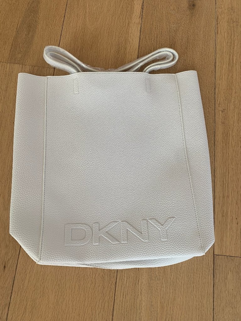 Nieuw DKNY Witte Leer Tas, Ophalen of Verzenden, Nieuw, Wit, Shopper