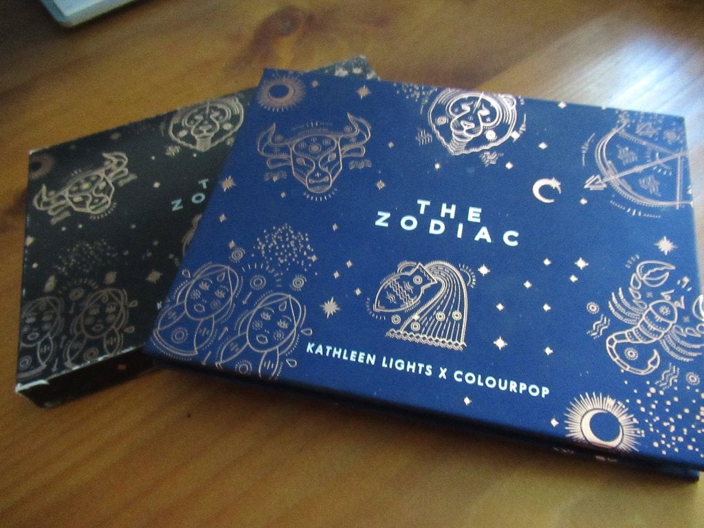 KATHLEEN LIGHTS x COLOURPOP - The ZODIAC oogschaduw PALETTE, Ophalen of Verzenden, Zo goed als nieuw, Make-up, Overige kleuren