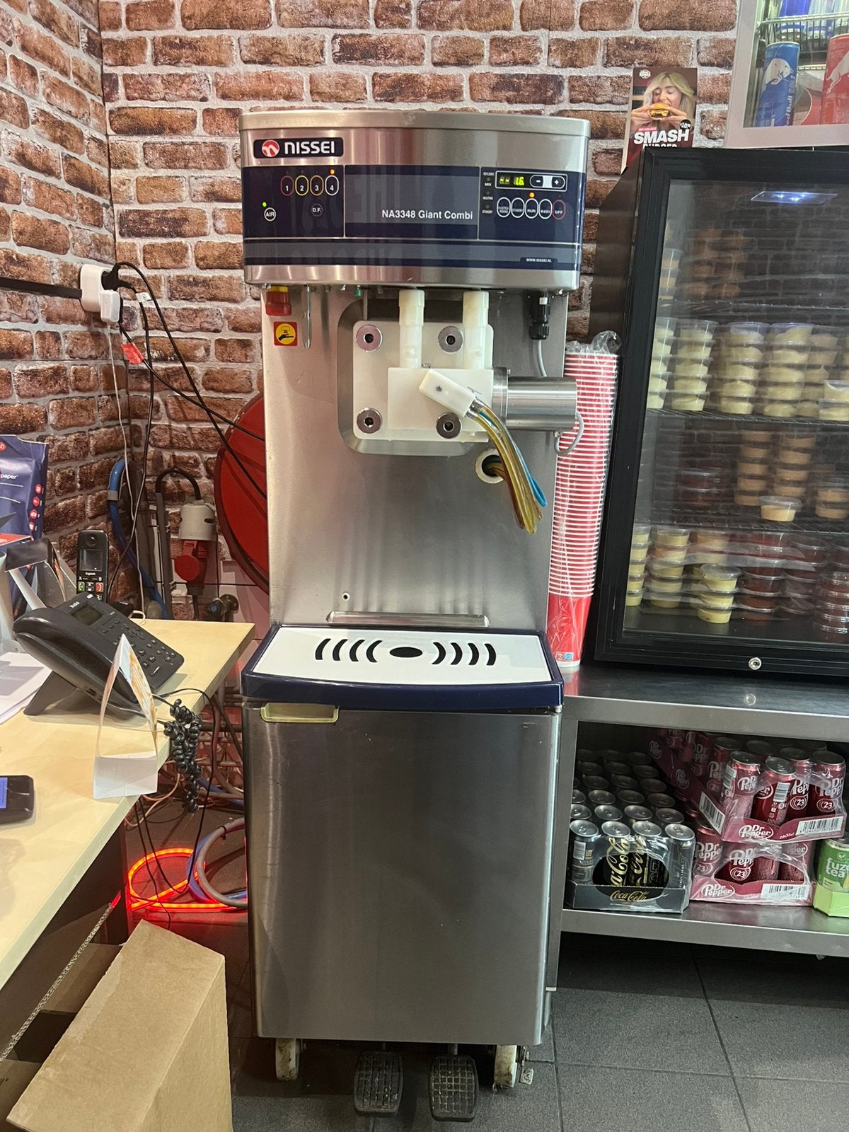 NISSEI NA 3348 Giant Soft & Shake combinatiemachine, Zakelijke goederen, Horeca | Keukenapparatuur, Ophalen, Gebruikt, Overige typen