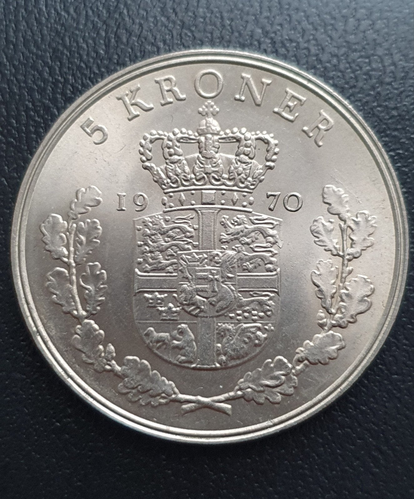 5 Kroner grote munt uit 1970 Denemarken., Ophalen of Verzenden, Overige landen, Losse munt