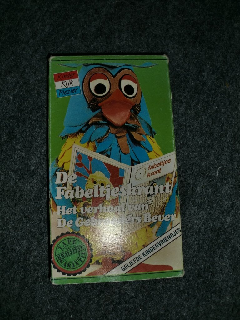 fabeltjeskrant op vhs, Cd's en Dvd's, VHS | Kinderen en Jeugd, Alle leeftijden, Ophalen of Verzenden, Zo goed als nieuw