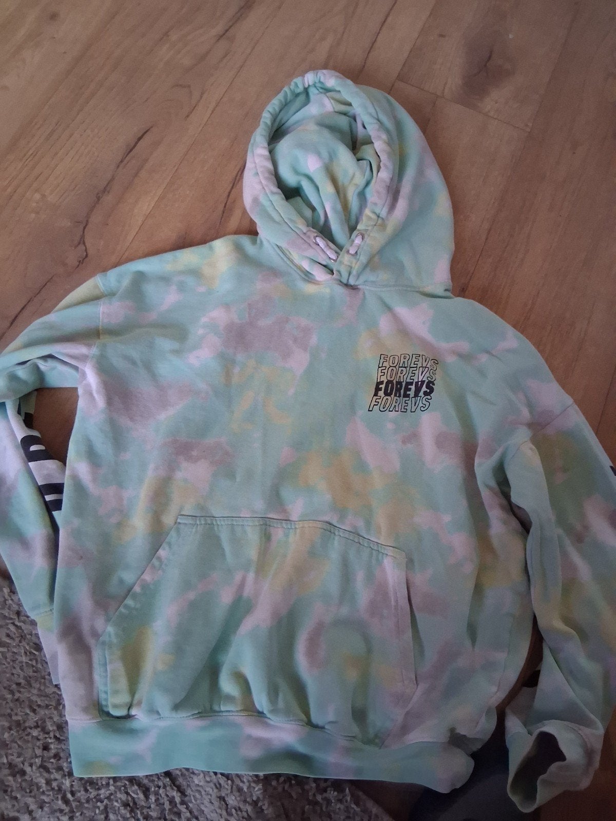 Leuke tie-dye hoodie, maat 170, Ophalen of Verzenden, Gebruikt, Jongen of Meisje, Trui of Vest